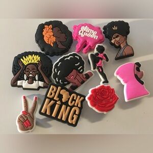 Colorful Afrocentric Shoe Charms